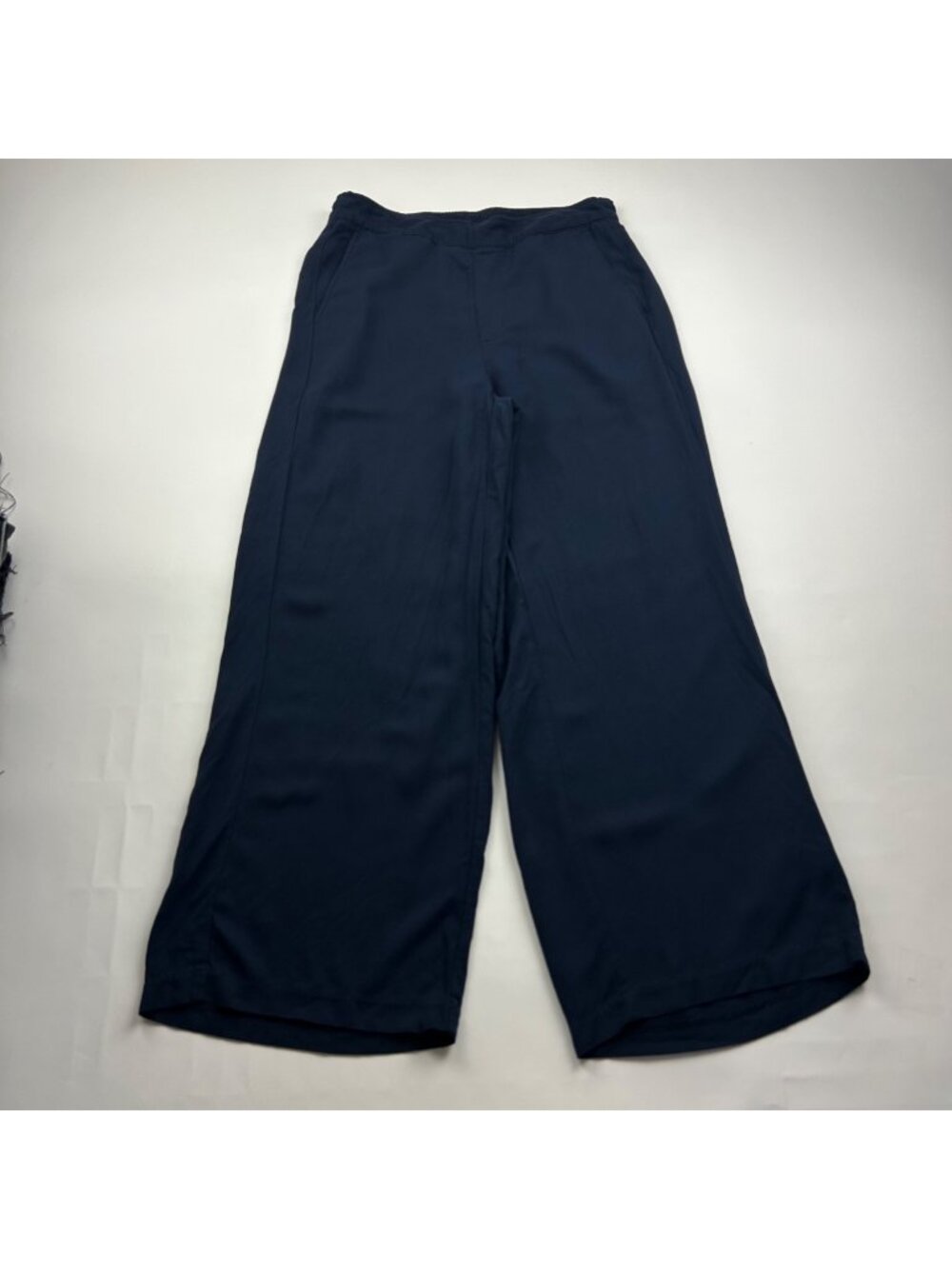 Old Navy Dark Blue Challis Soft Wide Leg Pant M